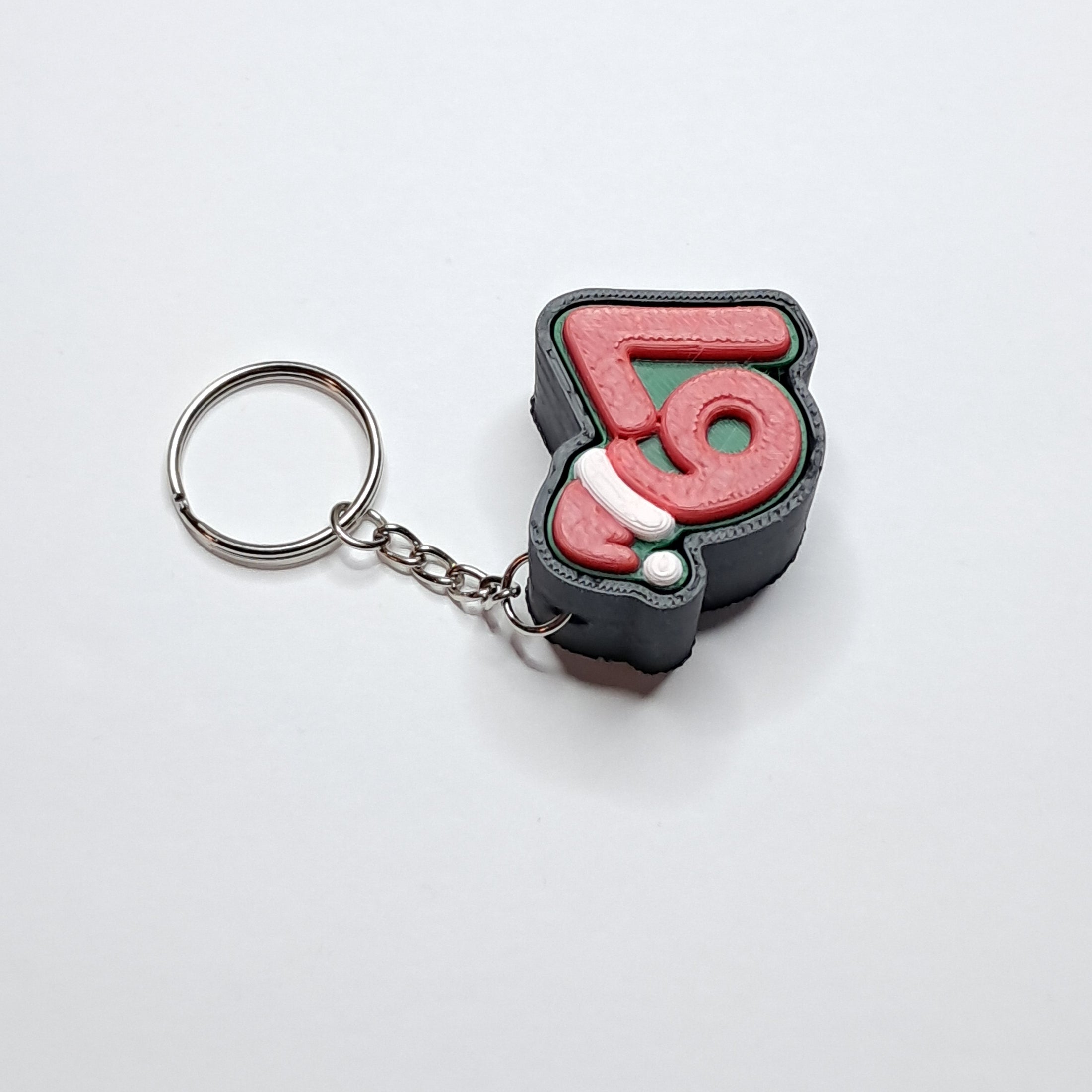 3D Printed 67 Hat Fidget Clicker Keychain