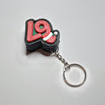 Load image into Gallery viewer, 3D Printed 67 Hat Fidget Clicker Keychain
