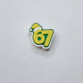 Load image into Gallery viewer, 3D Printed 67 Hat Fidget Clicker Keychain
