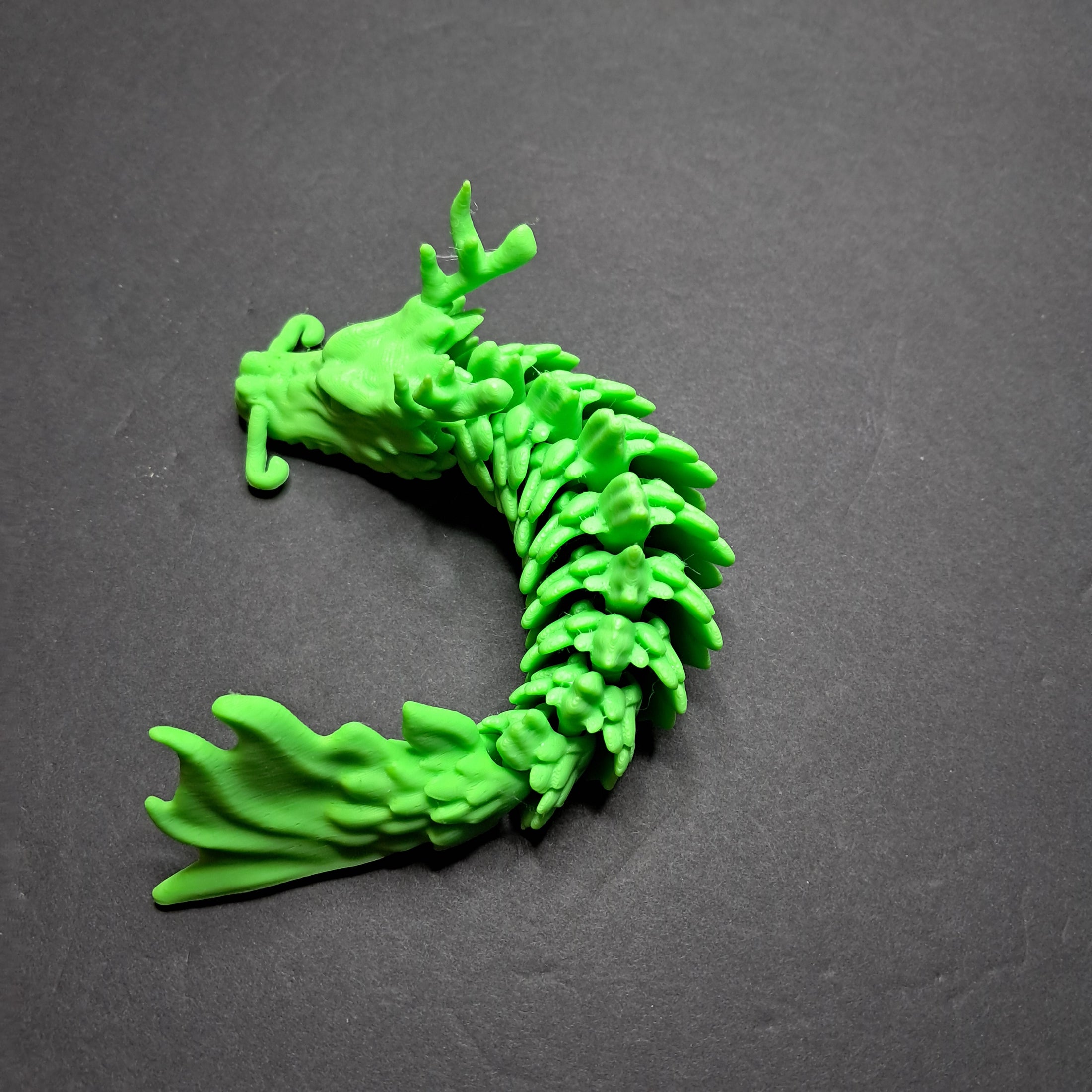 3D Printed Articulated Koi Dragon