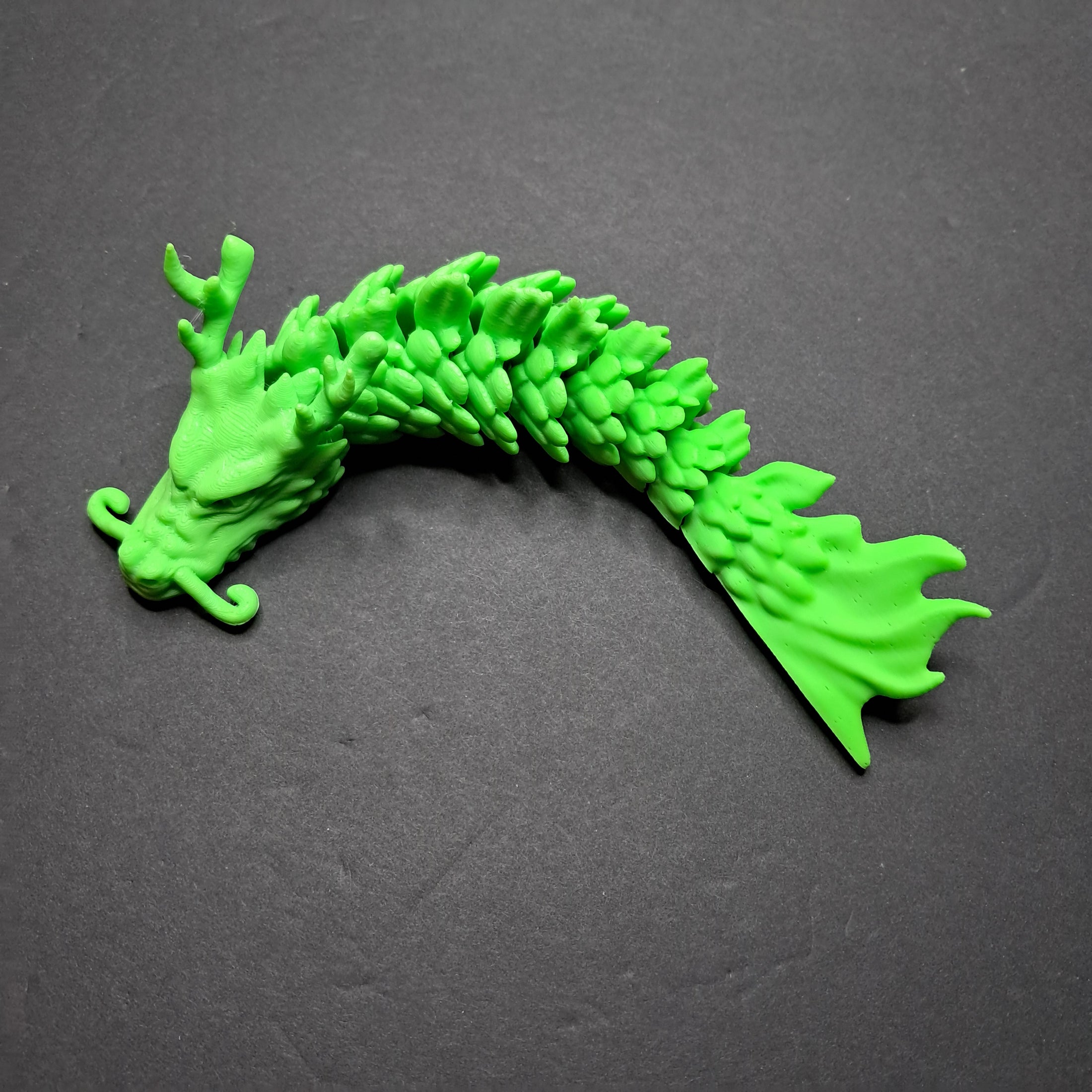 3D Printed Articulated Koi Dragon