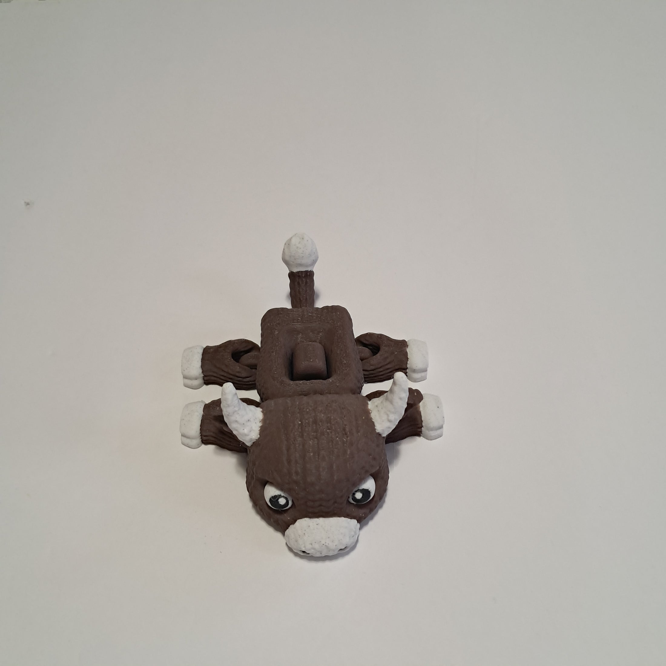 3D Printed Posable Crochet Bull