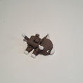 Load image into Gallery viewer, 3D Printed Posable Crochet Bull
