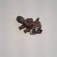 Load image into Gallery viewer, Articulating Posable Raccoon
