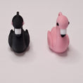 Load image into Gallery viewer, 3D Printed Flamingo Keychain
