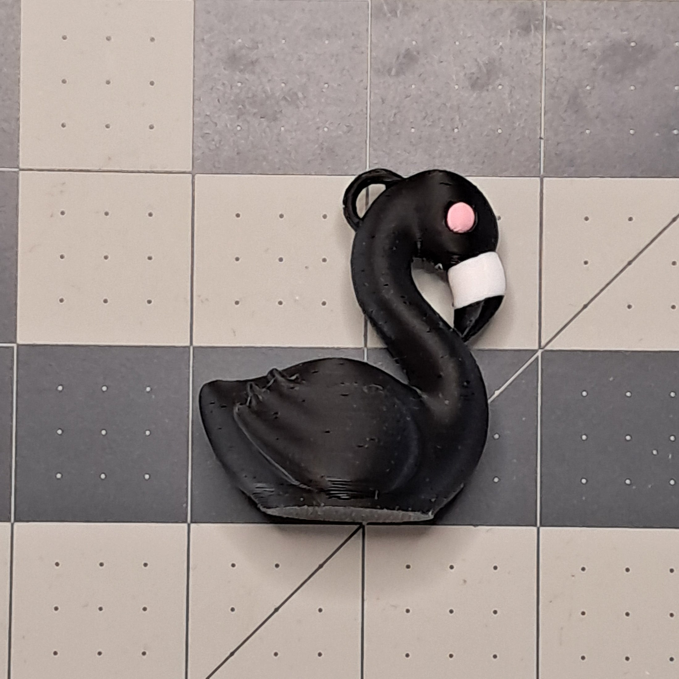 3D Printed Flamingo Keychain