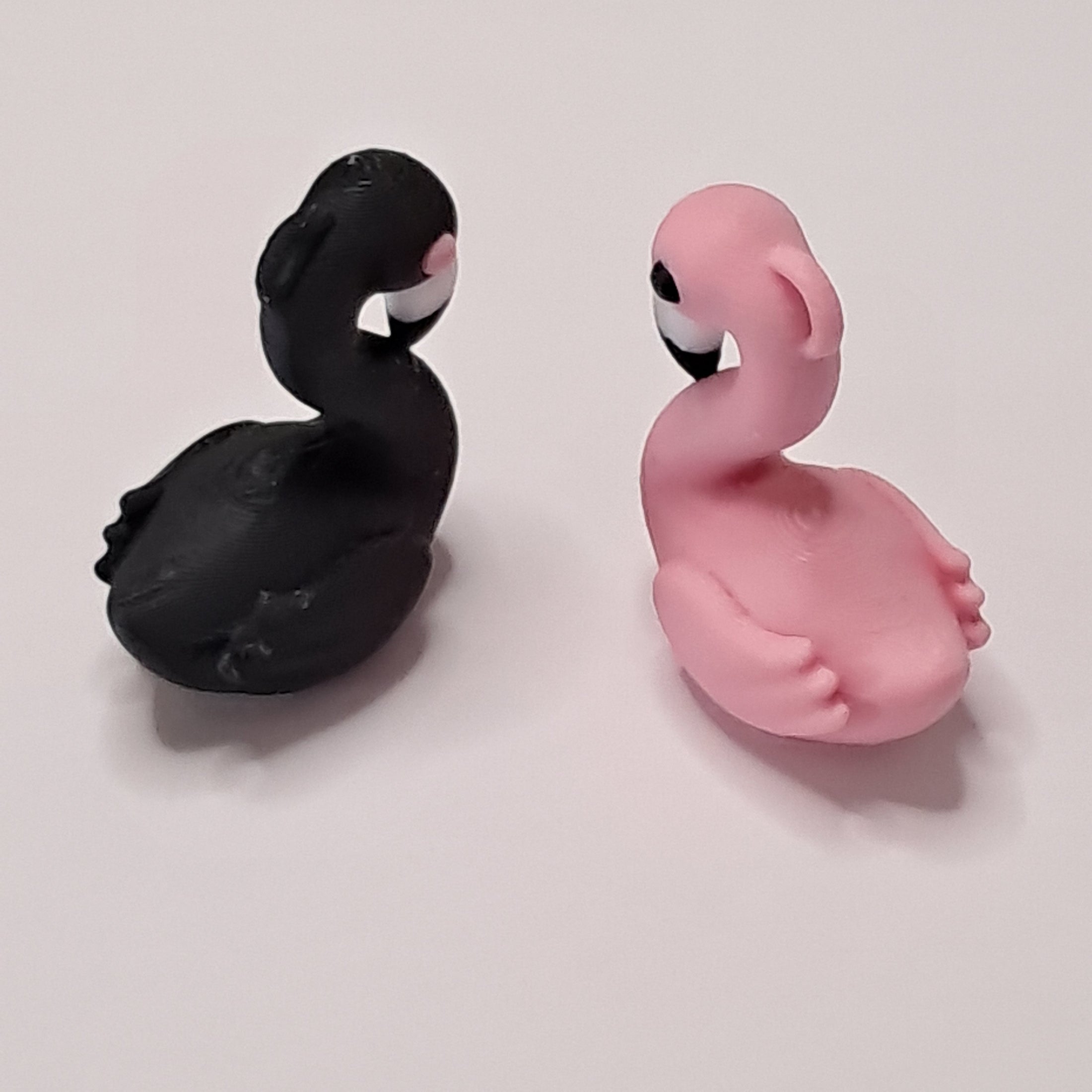 3D Printed Flamingo Keychain
