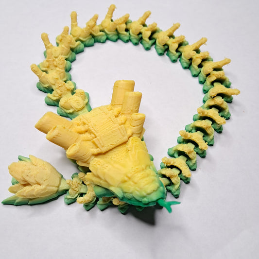 3D Printed Articulating Bamboo Cobra Robot