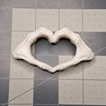 Load image into Gallery viewer, 3D Printed Bone Heart Decoration
