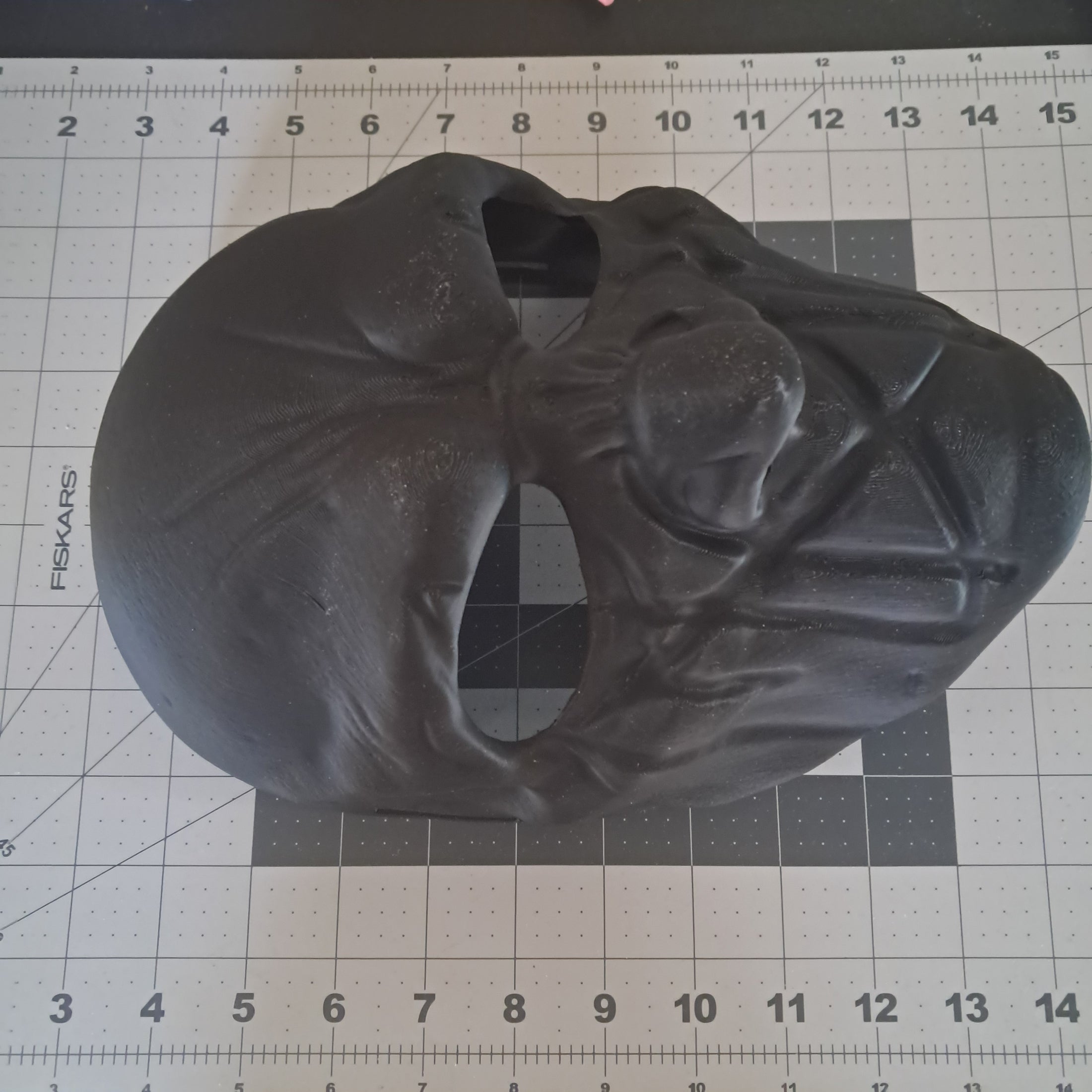 3D Printed Black Inspired Replica Fan Art Mask for Cosplay ©2025