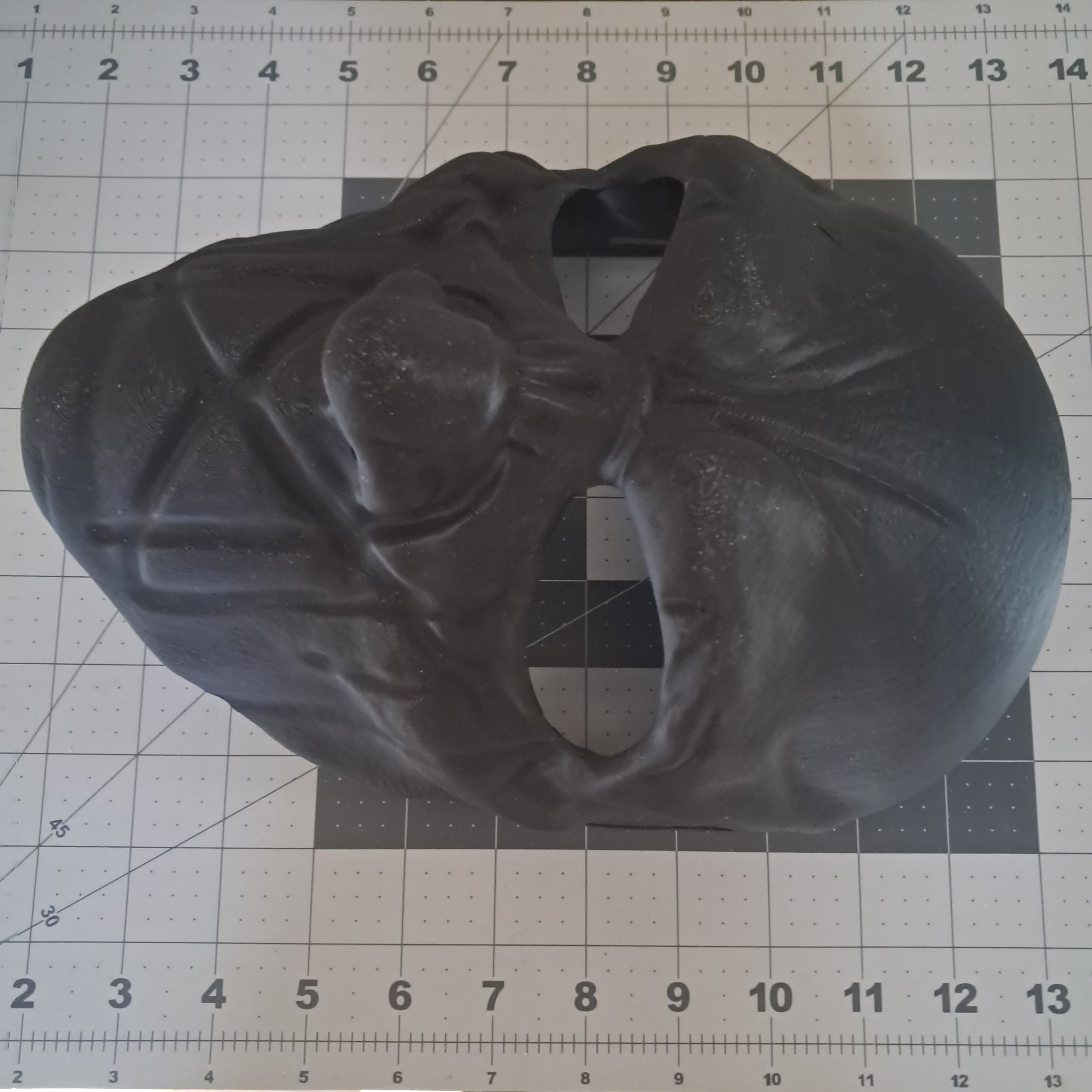 3D Printed Black Inspired Replica Fan Art Mask for Cosplay ©2025