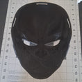 Load image into Gallery viewer, 3D Printed Black Inspired Replica Fan Art Mask for Cosplay ©2025
