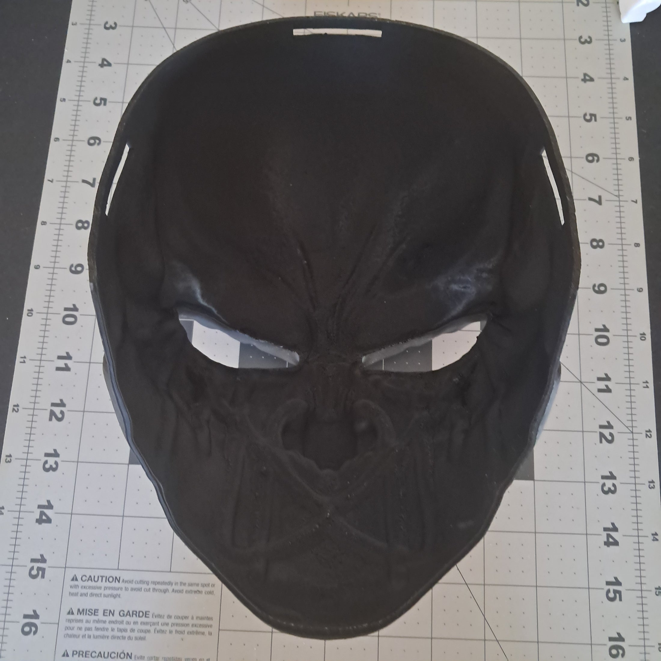 3D Printed Black Inspired Replica Fan Art Mask for Cosplay ©2025