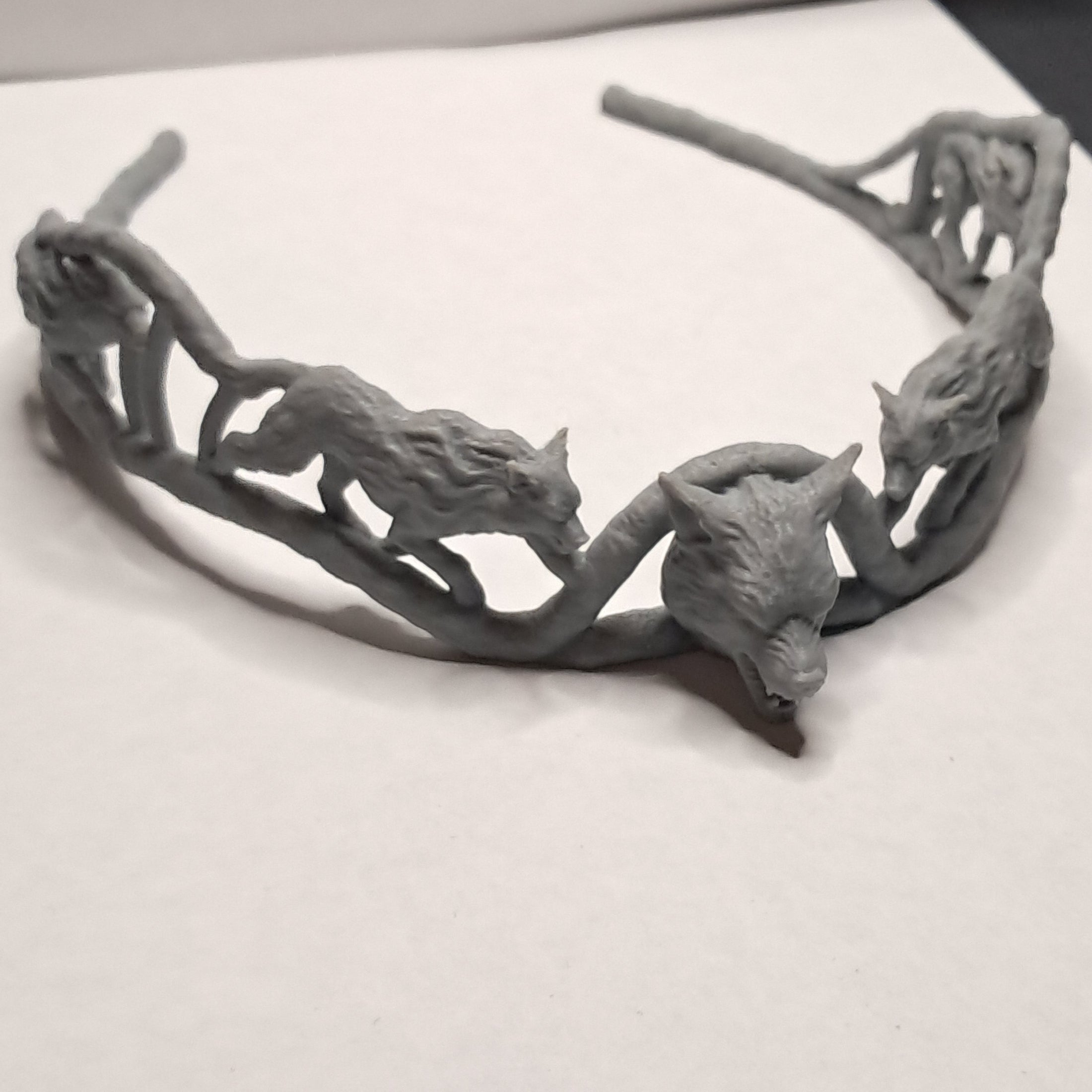 3D Printed Wolf Tiara