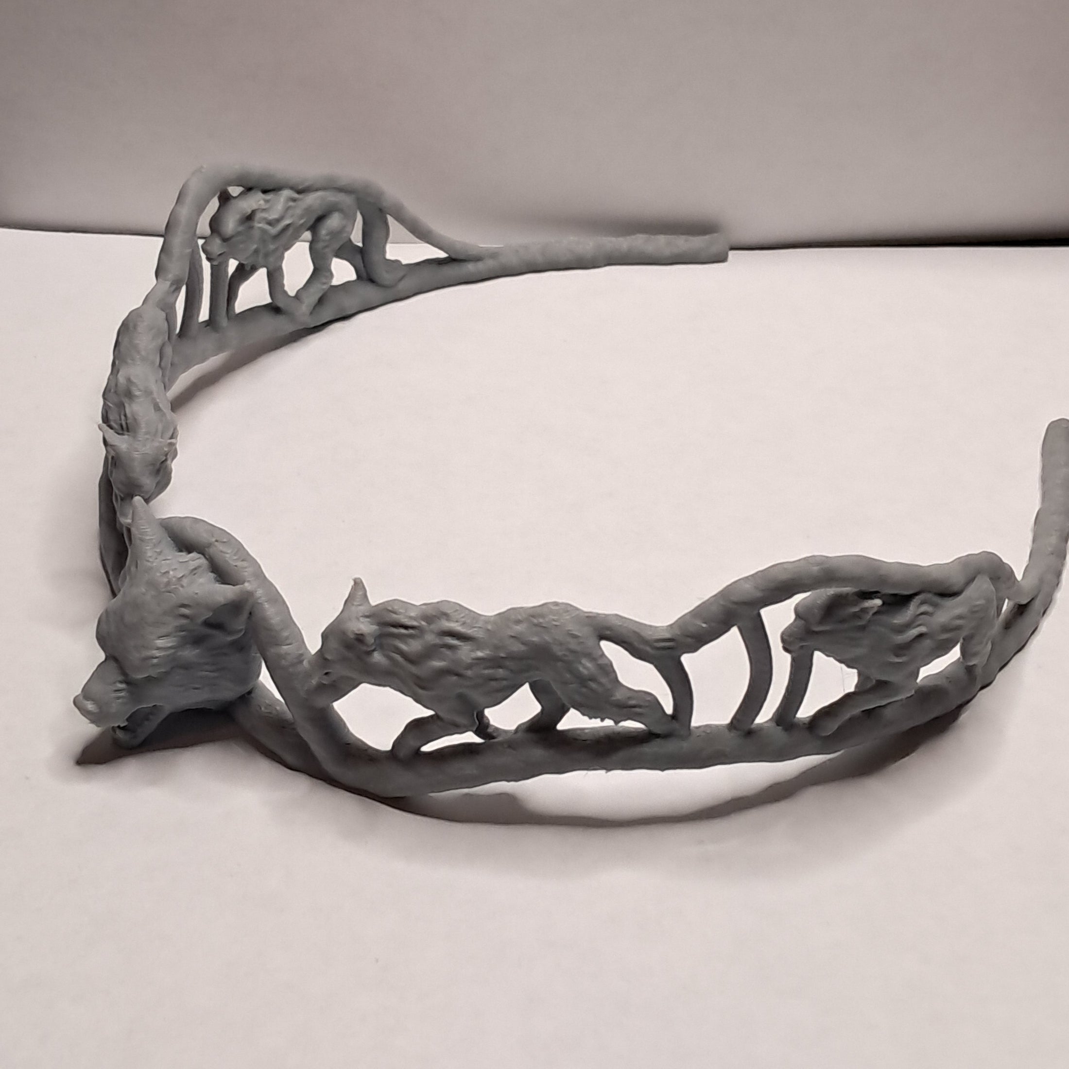 3D Printed Wolf Tiara