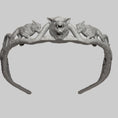Load image into Gallery viewer, 3D Printed Wolf Tiara
