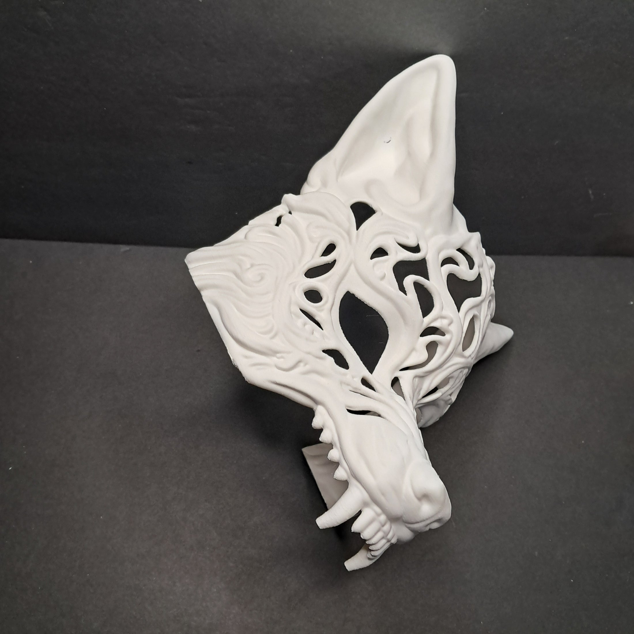 3D Printed Wolf Mask