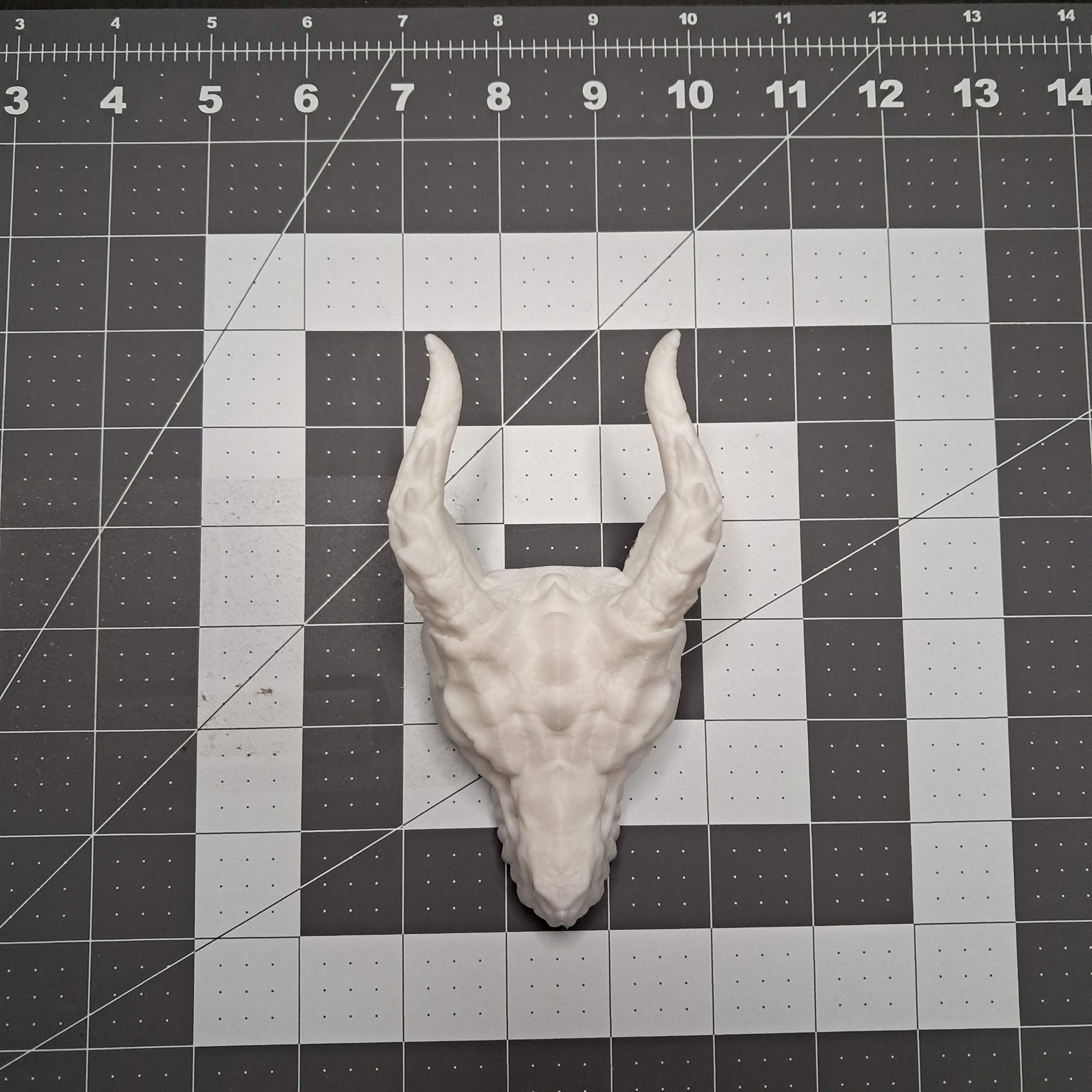 3D Printed Dragon Skull Decoration