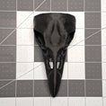 Load image into Gallery viewer, 3D Printed Raven Skull Decoration
