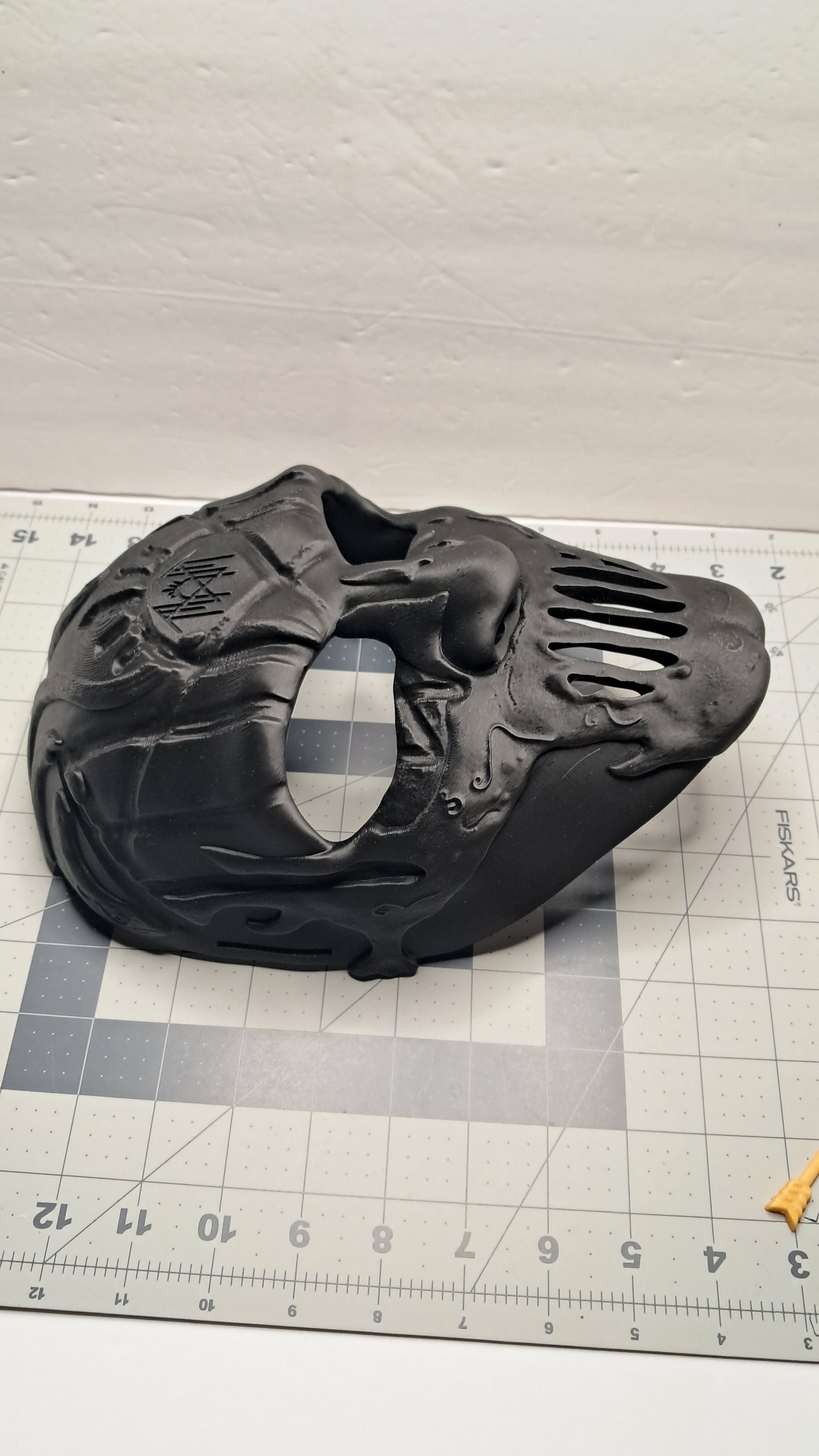 3D Printed Black Inspired Replica Fan Art Mask for Cosplay ©2025
