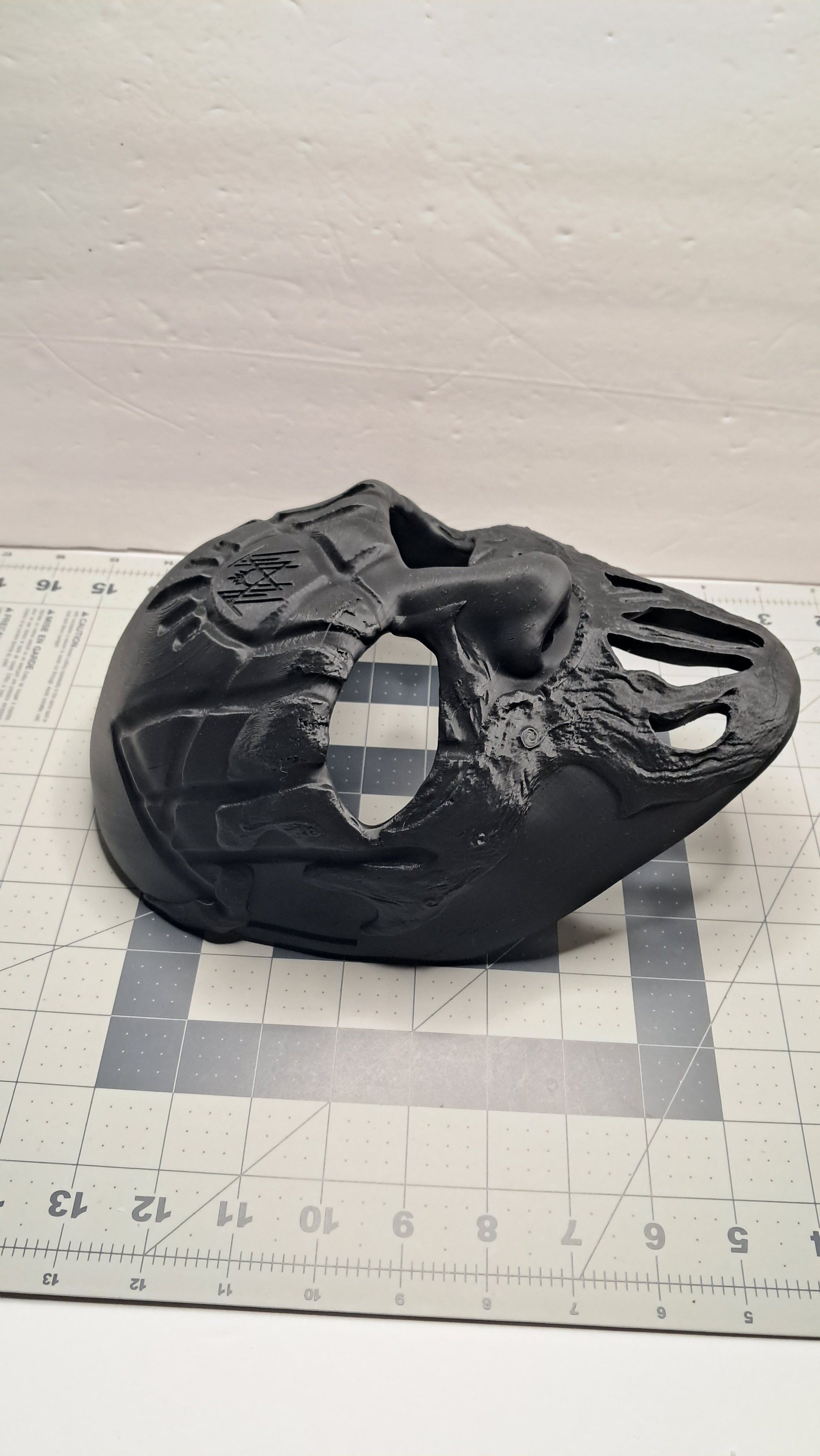 3D Printed Black Inspired Replica Fan Art Mask for Cosplay ©2025