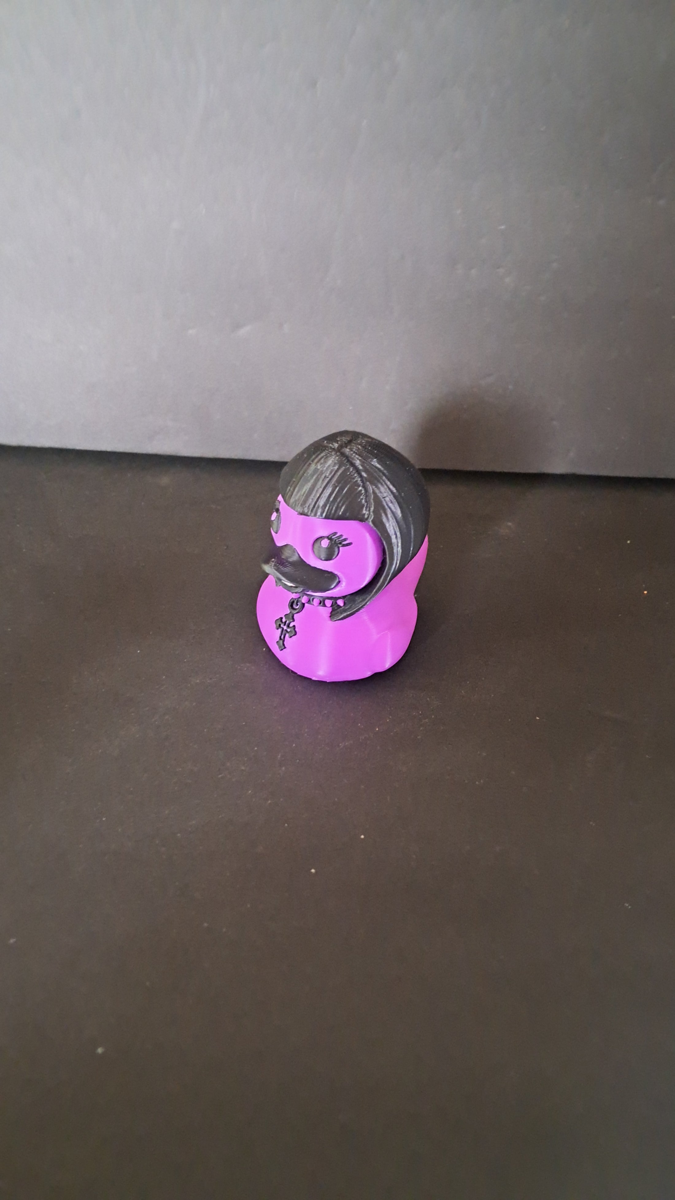 3D Printed Goth Inspired Duck