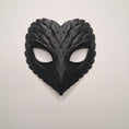 Load image into Gallery viewer, 3D Printed Feather Texture Masquerade Mask
