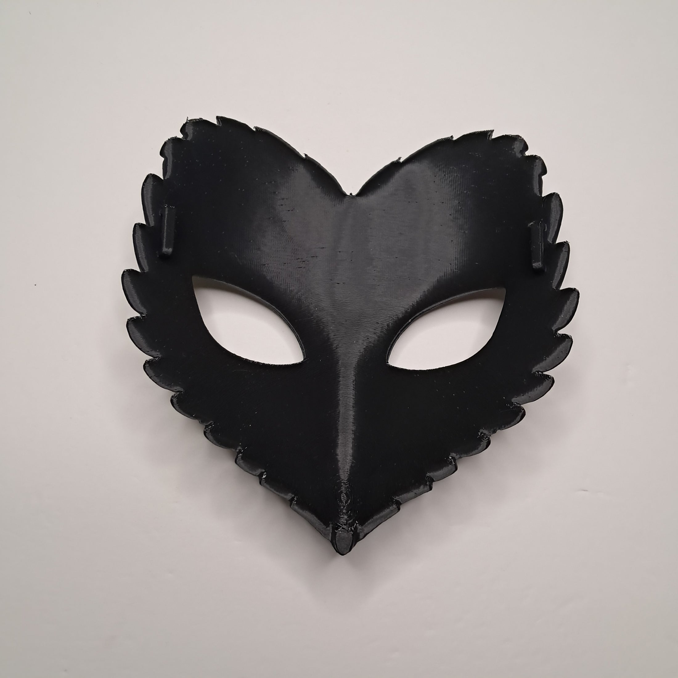 3D Printed Feather Texture Masquerade Mask