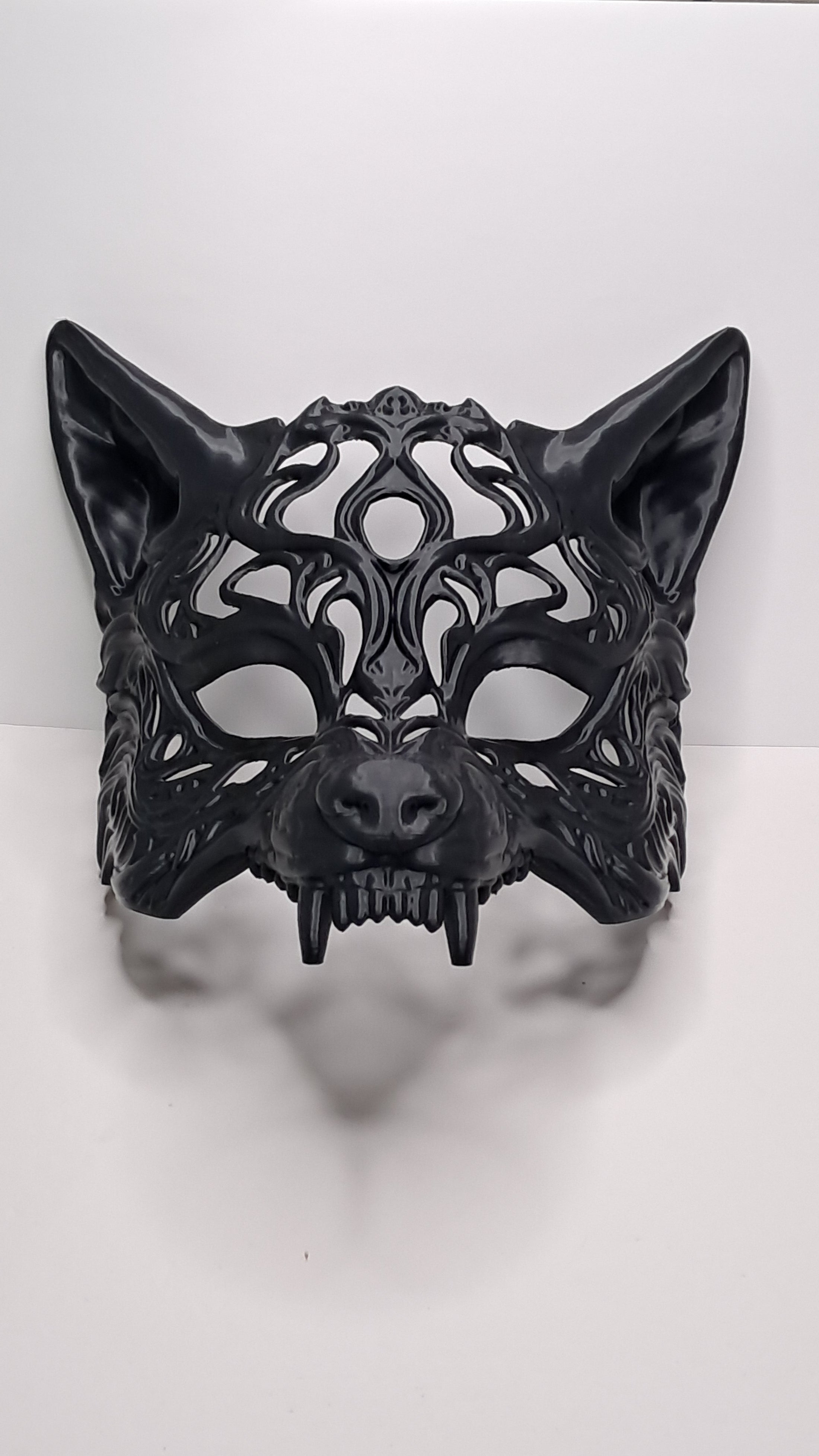 3D Printed Wolf Mask