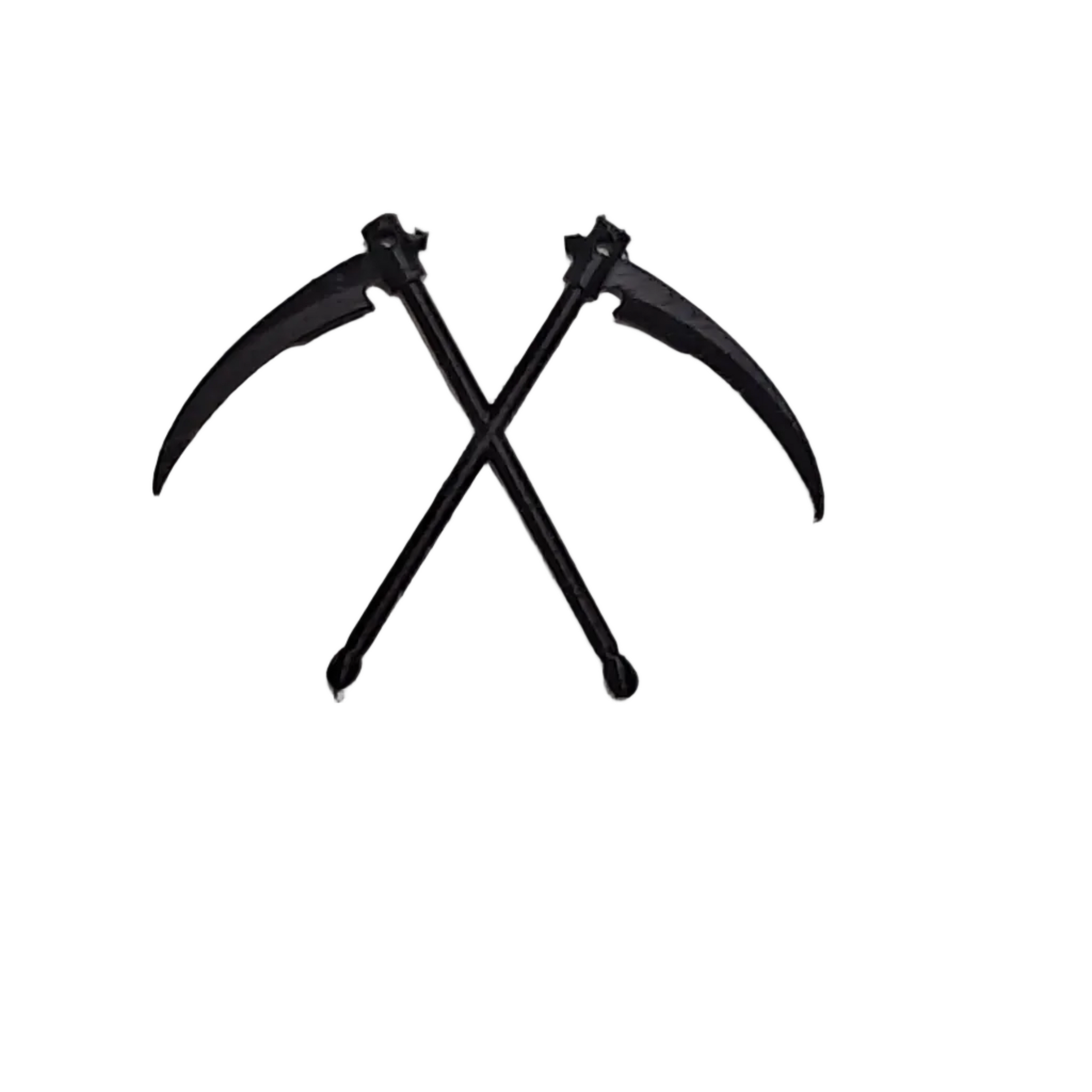 3D Printed Double Scythe Necklace Charm