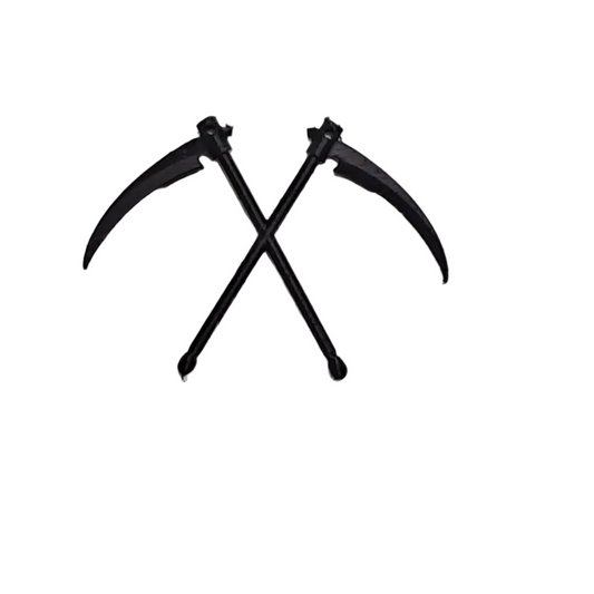 3D Printed Double Scythe Necklace Charm