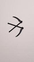 Load image into Gallery viewer, 3D Printed Double Scythe Necklace Charm
