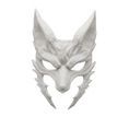 Load image into Gallery viewer, 3D Printed Fox Cultist Mask
