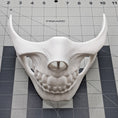 Load image into Gallery viewer, Skeleton Half Mask

