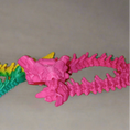 Load image into Gallery viewer, 3D Printed Articulating Bamboo Cobra Robot
