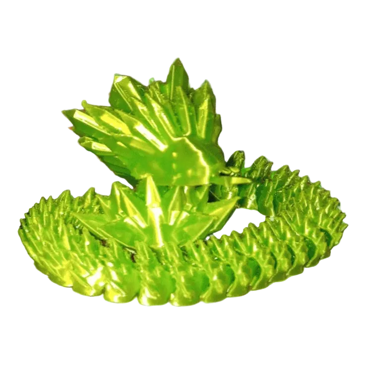 3D Printed Articulating Crystal Dragon