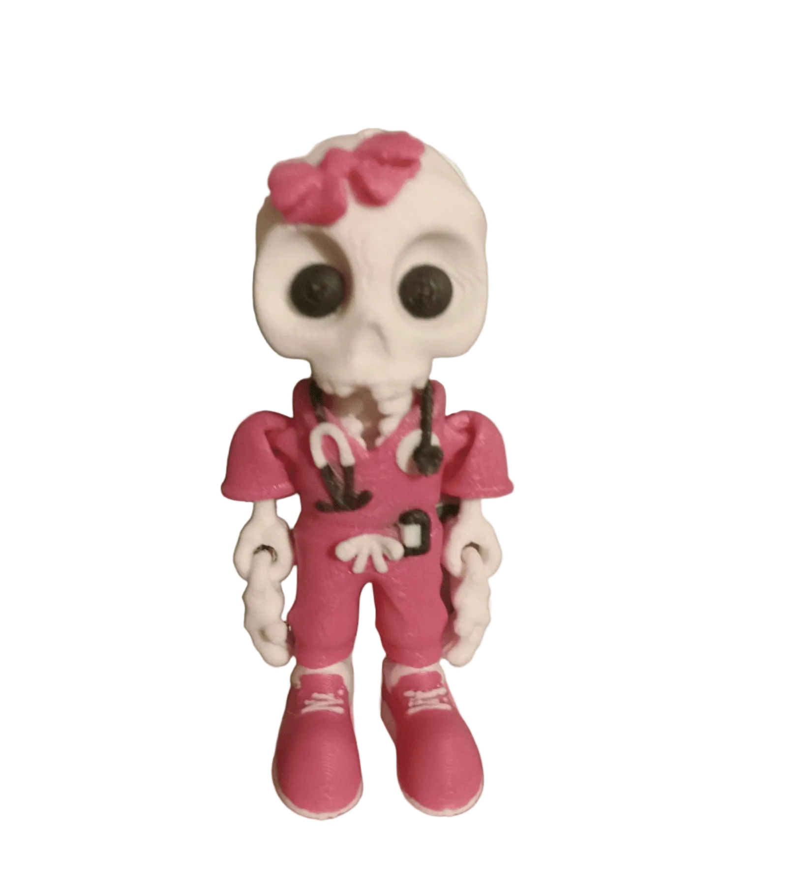 3D Printed Bone Nurse Keychain