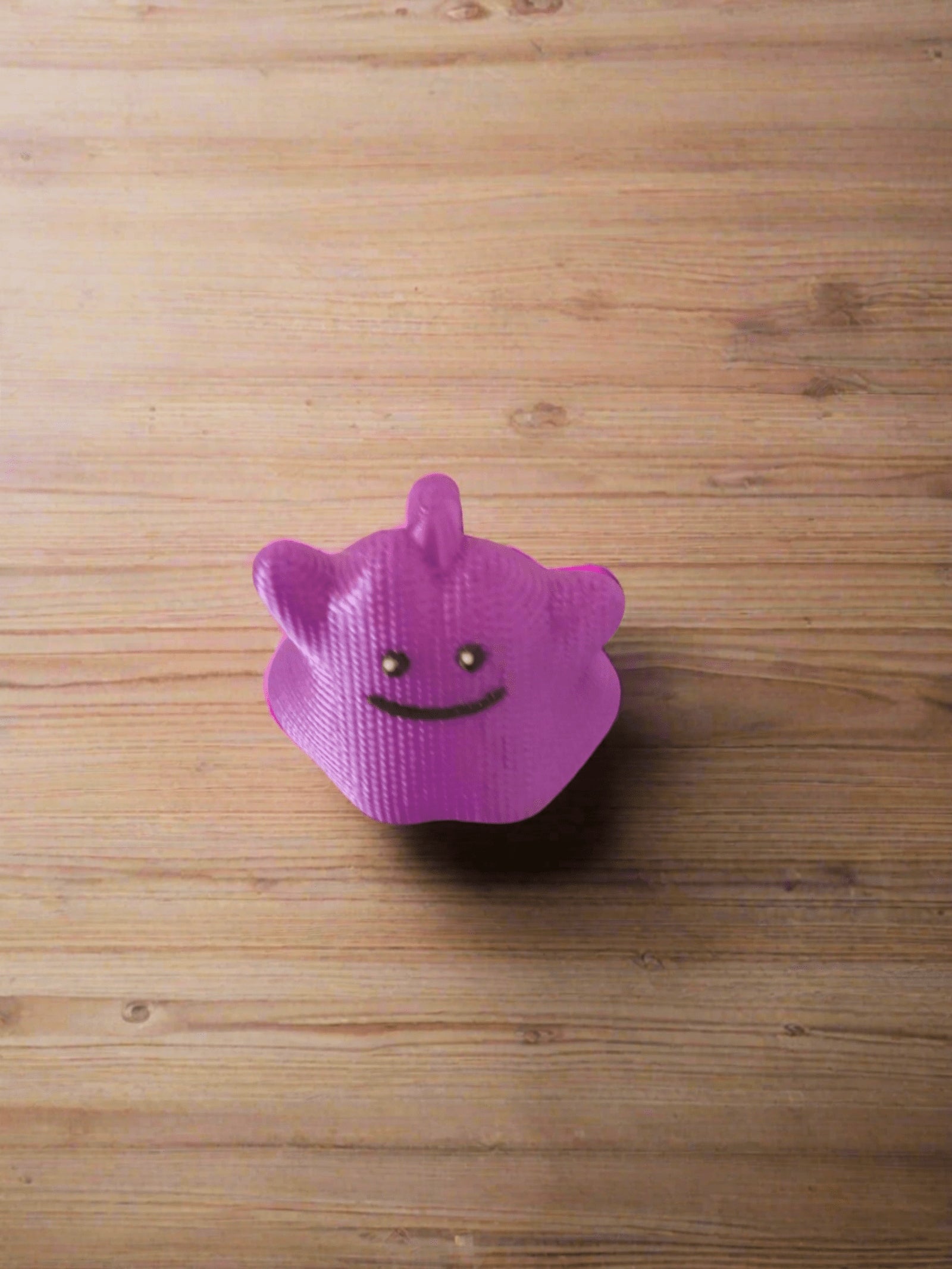 3D Printed Crochet Ditto Keychain