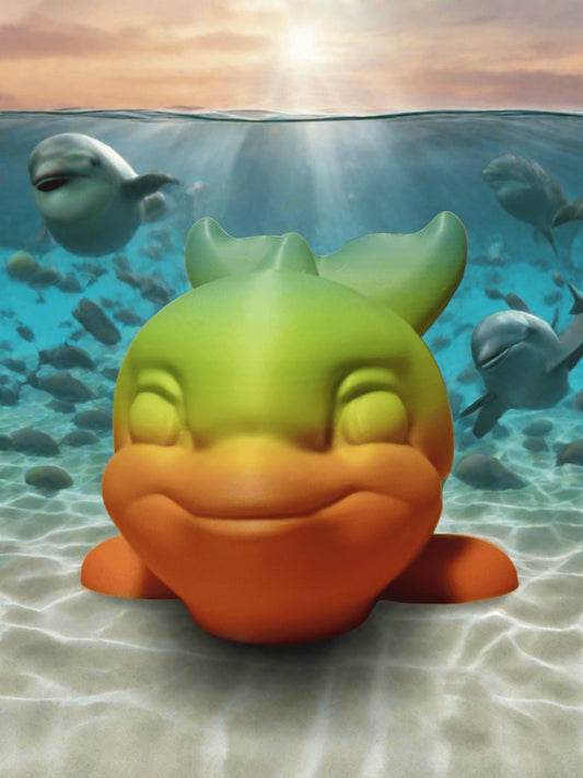 3D Printed Dolphin Piggy Bank