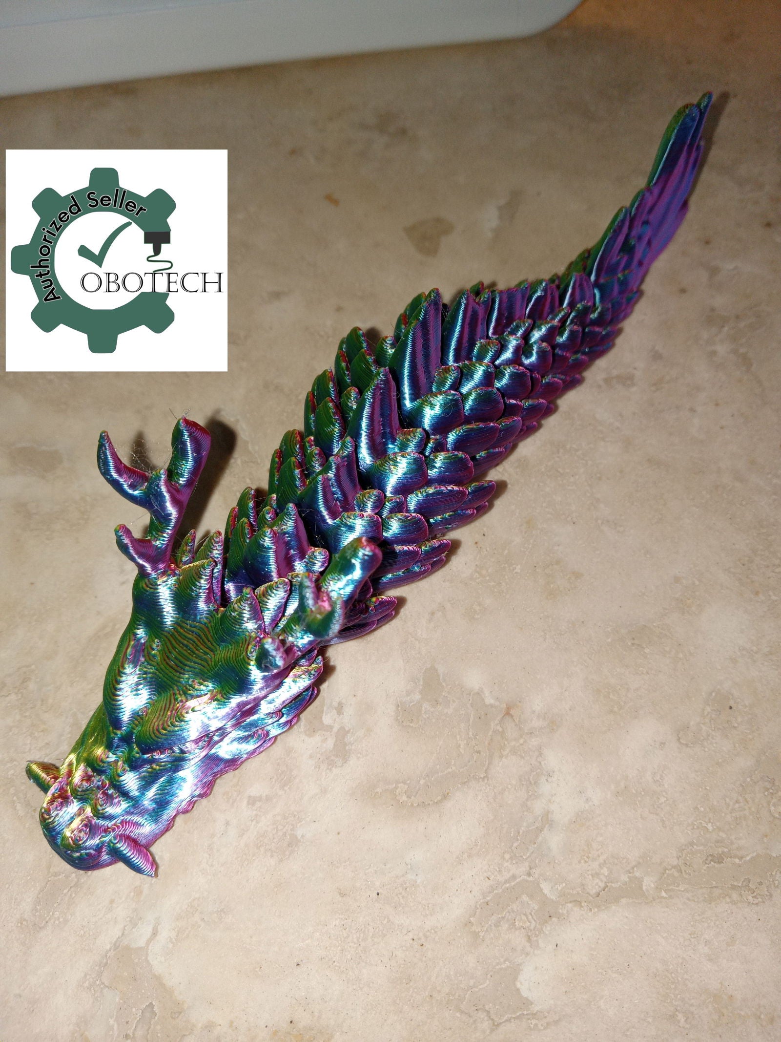3D Printed Articulated Koi Dragon