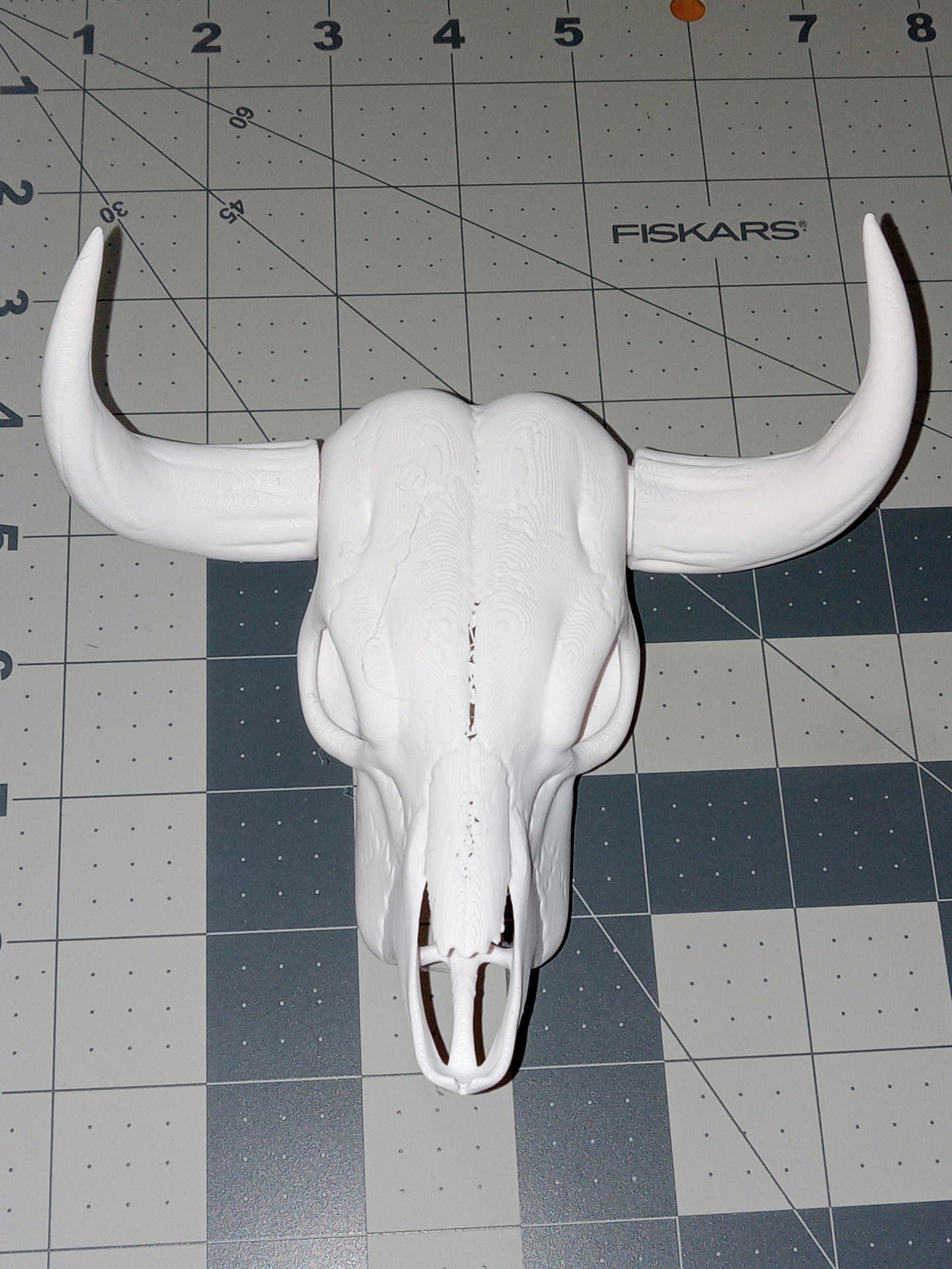 3D Printed Cow Skull