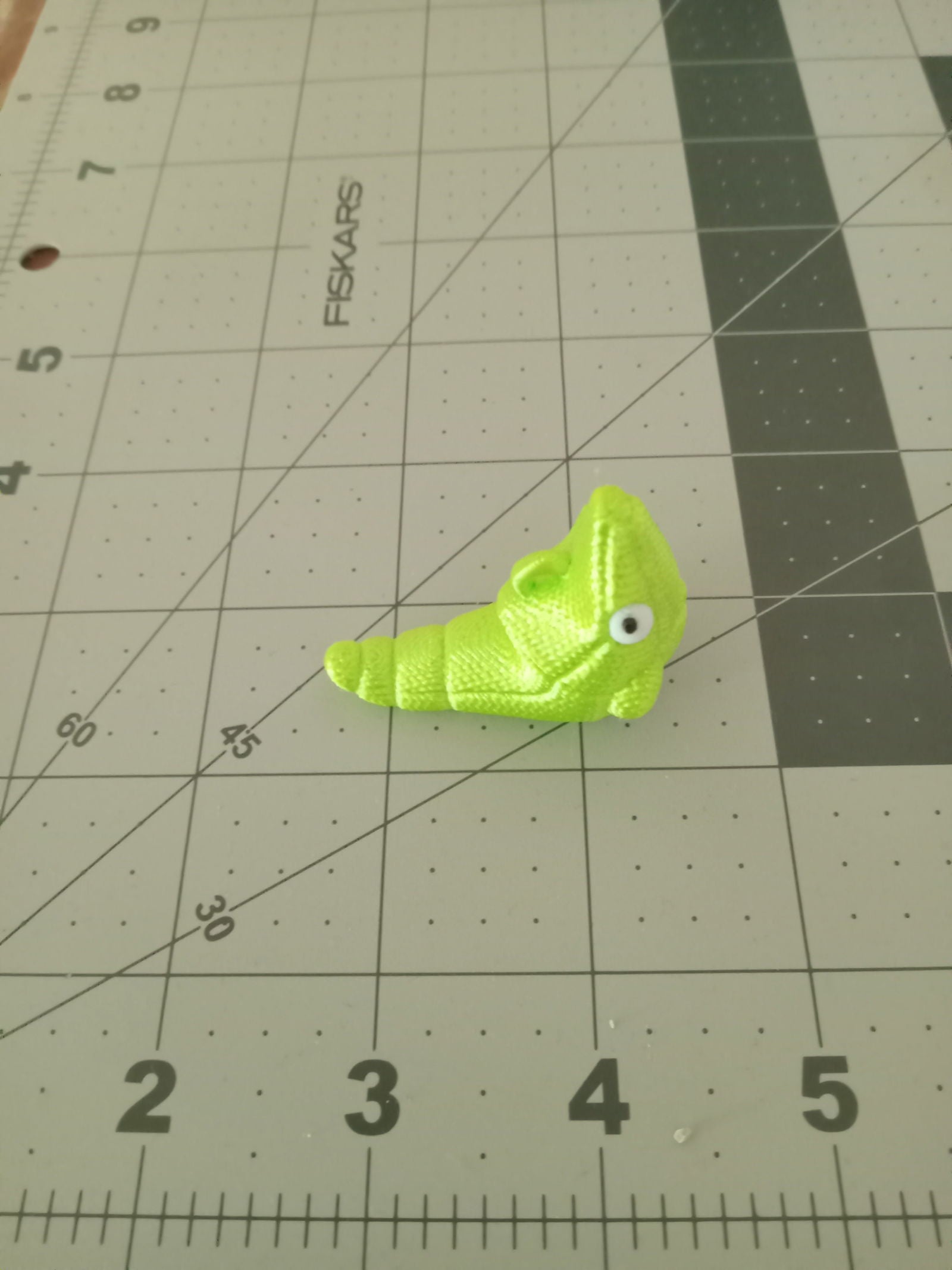 3D Printed Crochet Metapod Keychain - Printed Trinkets US