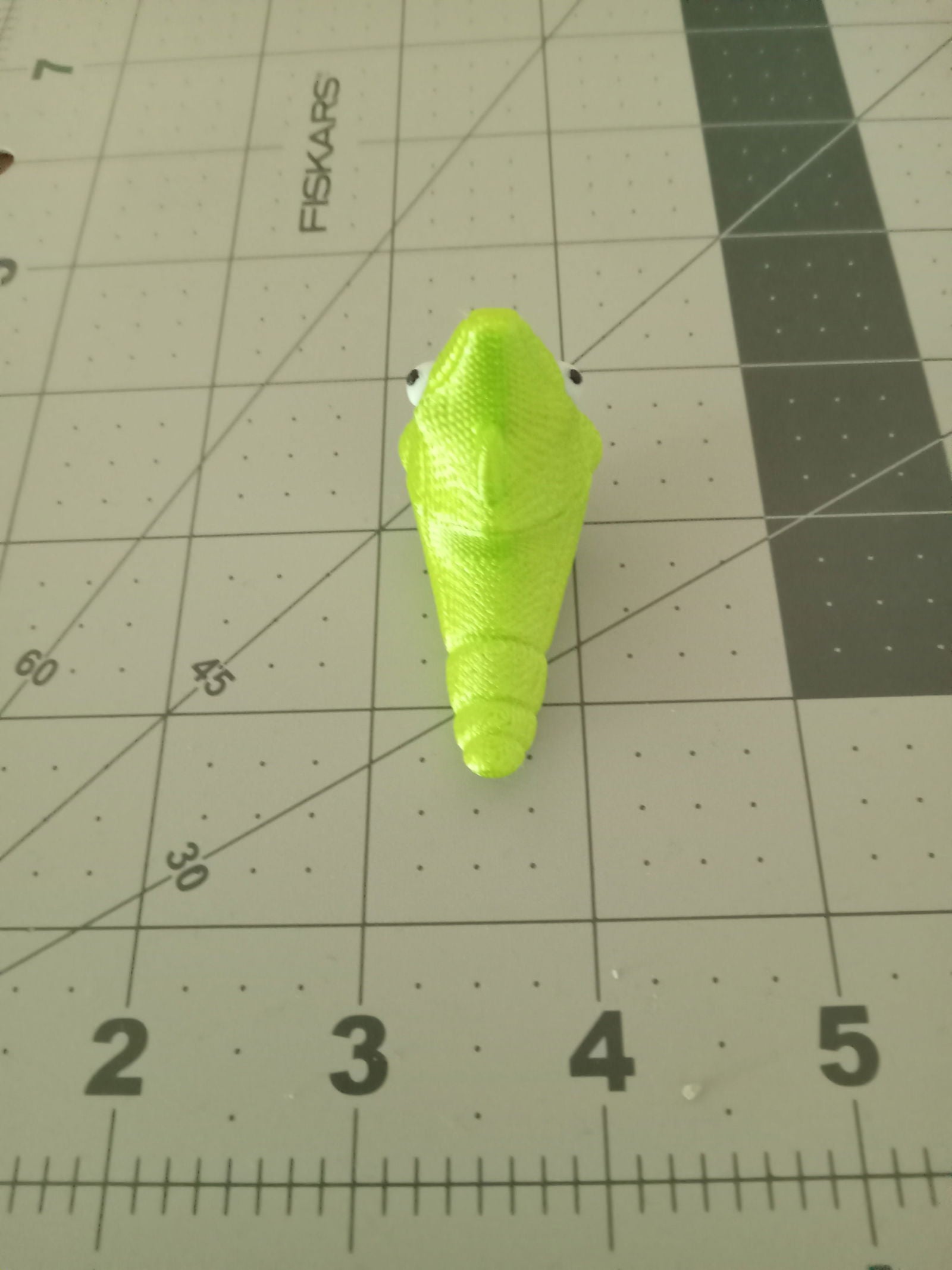 3D Printed Crochet Metapod Keychain - Printed Trinkets US