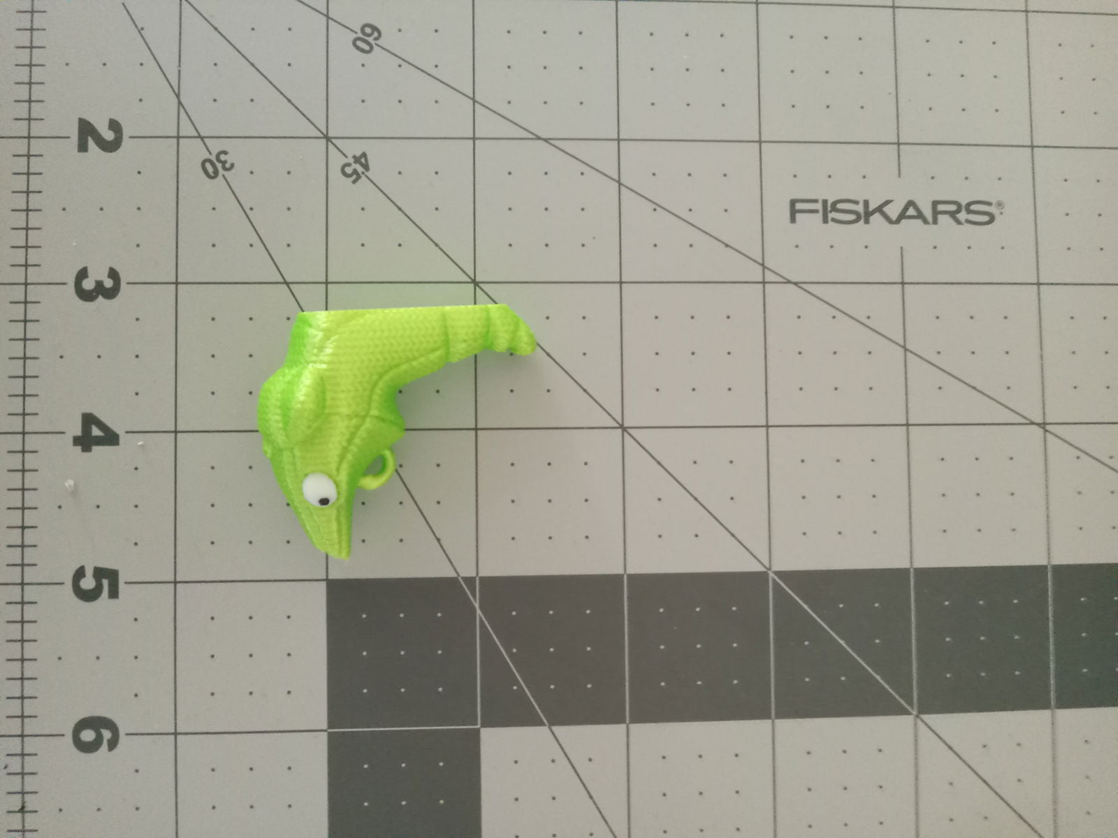 3D Printed Crochet Metapod Keychain - Printed Trinkets US