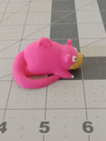 Load image into Gallery viewer, 3D Printed Crochet Slowpoke Keychain
