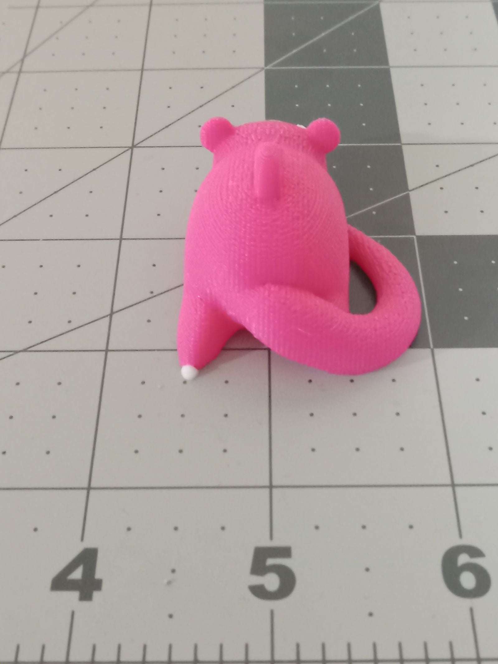 3D Printed Crochet Slowpoke Keychain