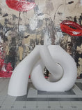 Load image into Gallery viewer, 3D Printed Interlocking Toroidal Vase Set - Printed Trinkets US

