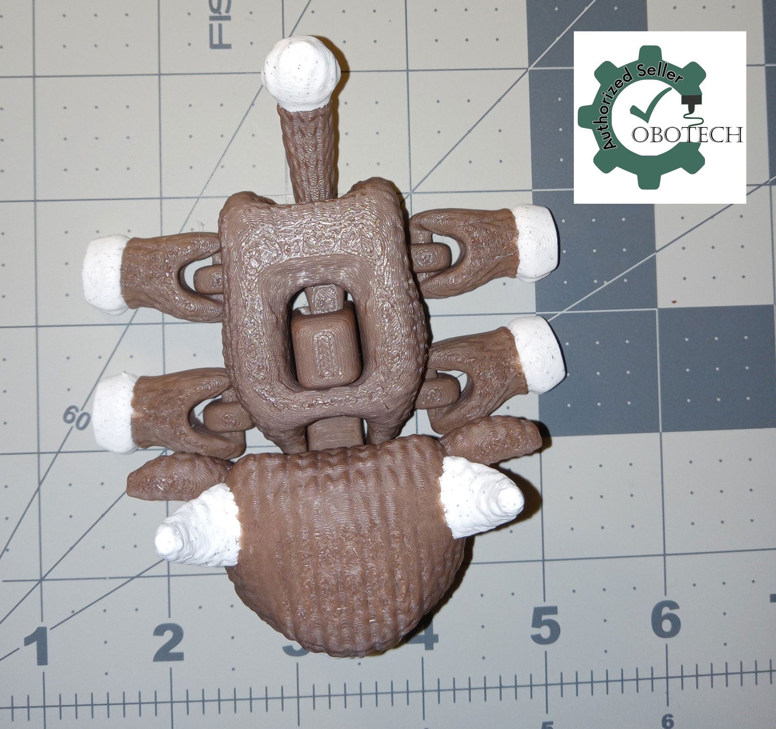 3D Printed Posable Crochet Bull
