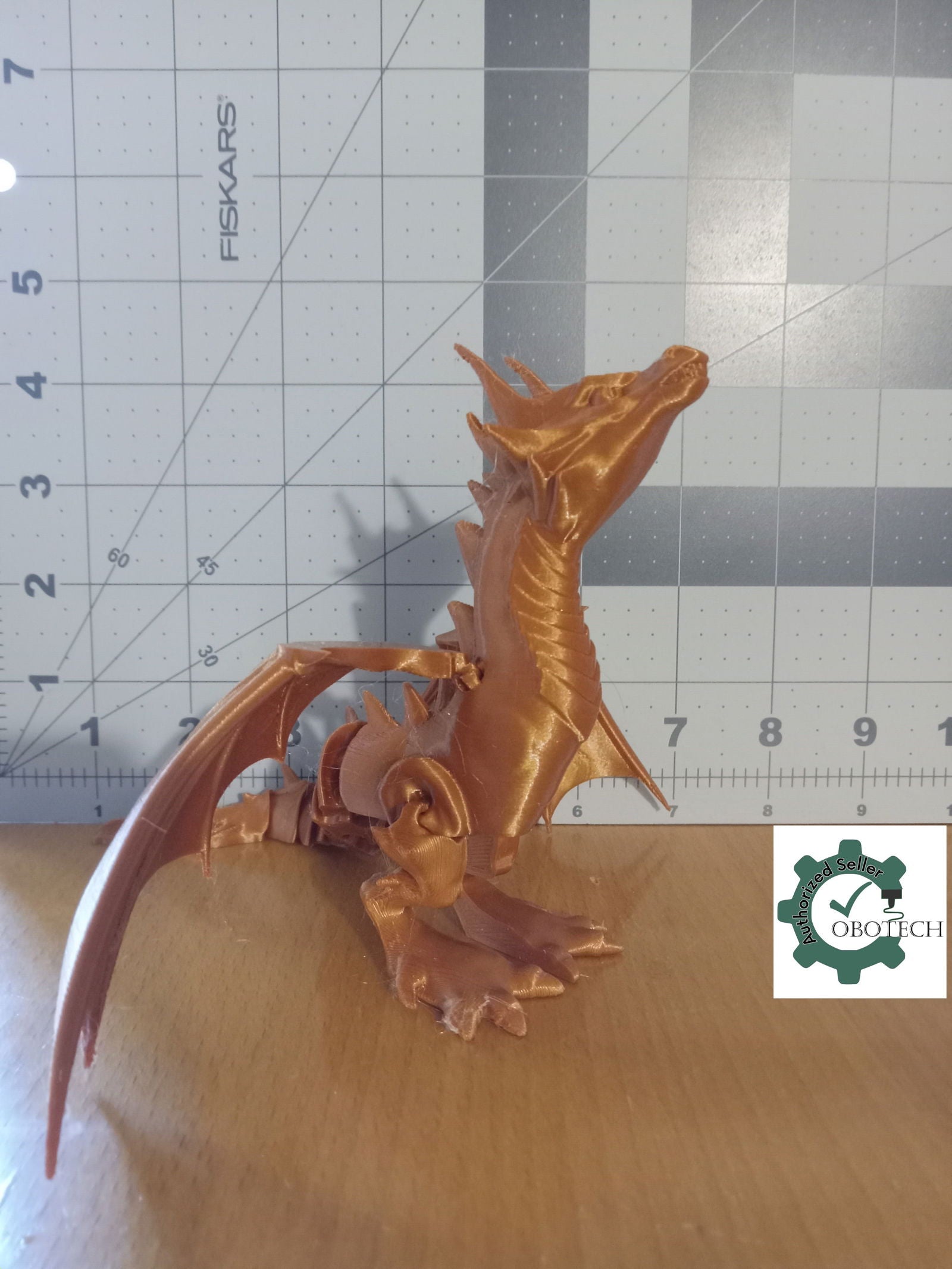 Articulated Happy Dragon with Removable Wings