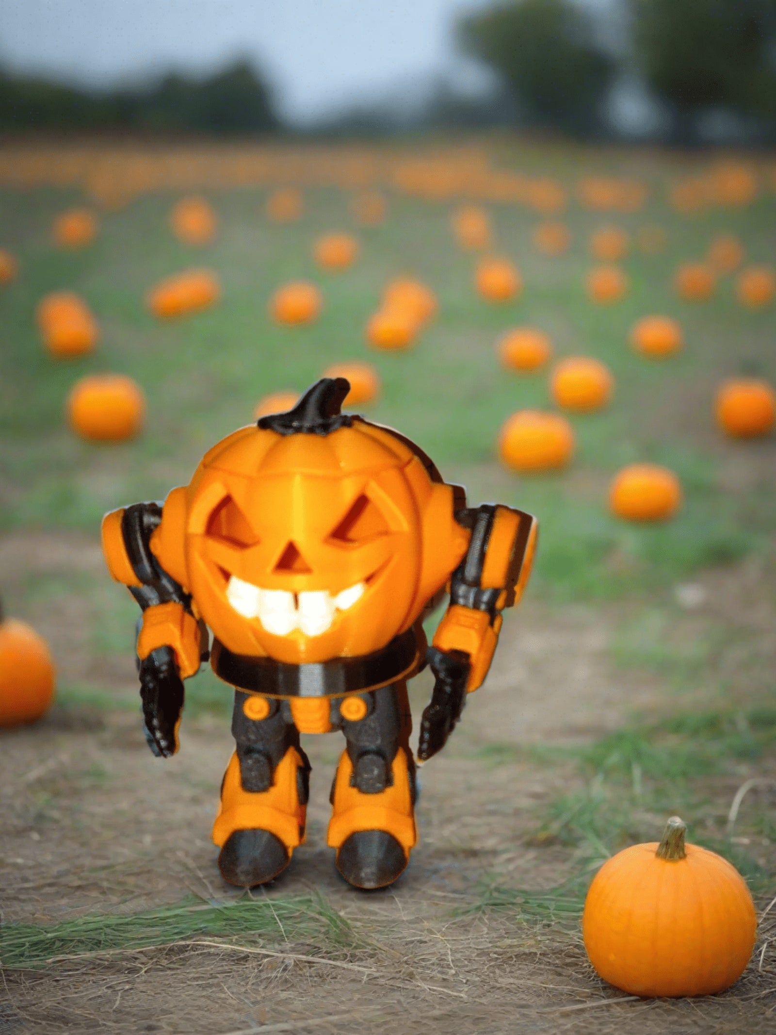 Articulating Robot Pumpkin